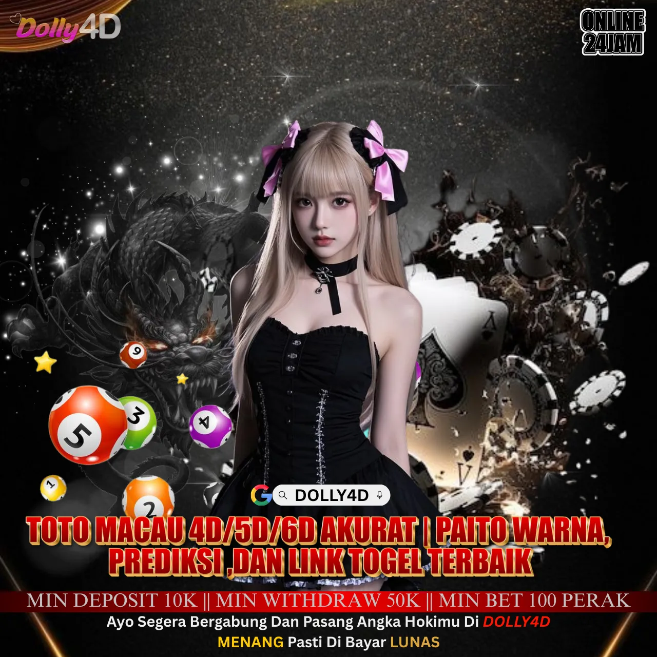 DOLLY4D 🏢 Toto Macau 4D/5D/6D Akurat | Paito Warna, Prediksi, dan Link Togel Terbaik